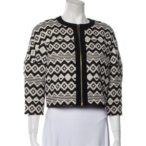 Ted Baker Working Title Cropped Sleeve Jacket - Size 1